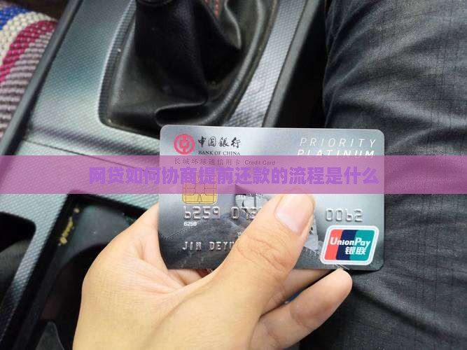 怎么跟网贷平台协商提前还款流程是什么