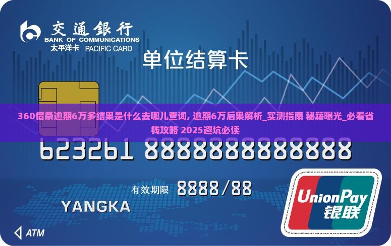 360借条逾期6万多结果是什么去哪儿查询