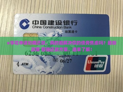e享花申请协商还款