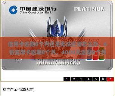 信用卡逾期8个月还是无法还清怎么办