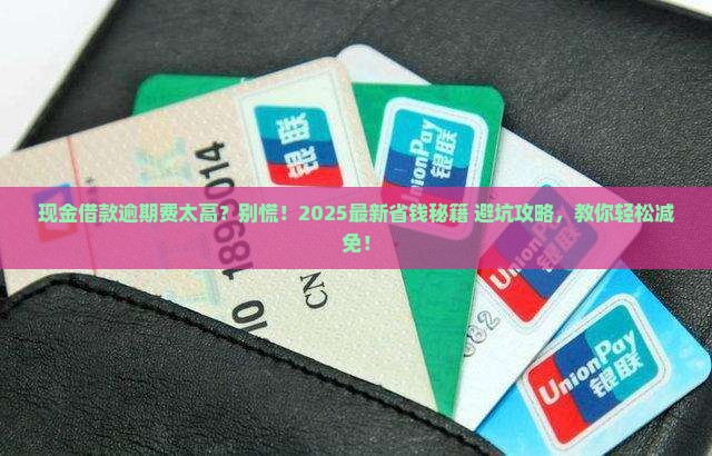 现金借款如何减免逾期费用