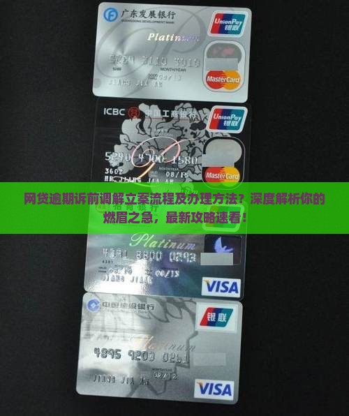 网贷逾期诉前调解立案流程及办理方法