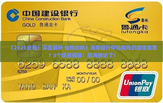 湖南银行停息挂账什么意思