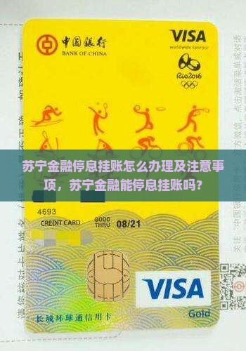 苏宁金融停息挂账怎么办理及注意事项