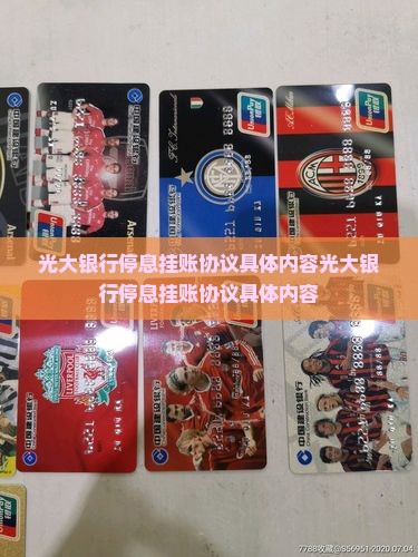 光大银行停息挂账协议具体内容