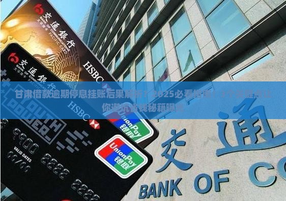 甘肃借款逾期停息挂账后果