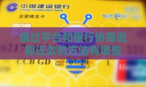 绕过平台和银行协商还款的方法有哪些