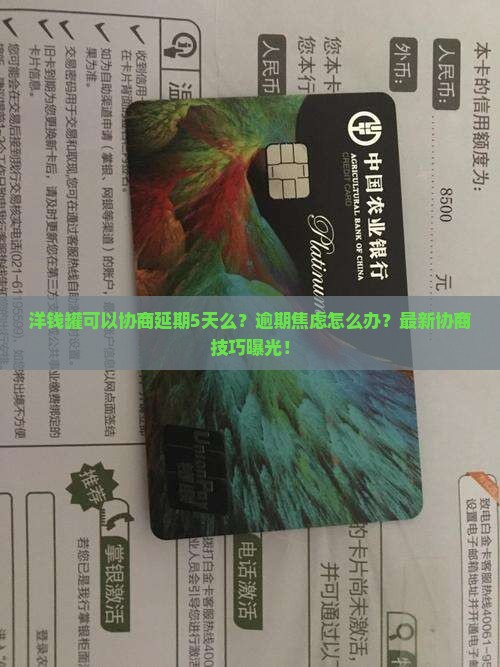 洋钱罐可以协商延期5天么