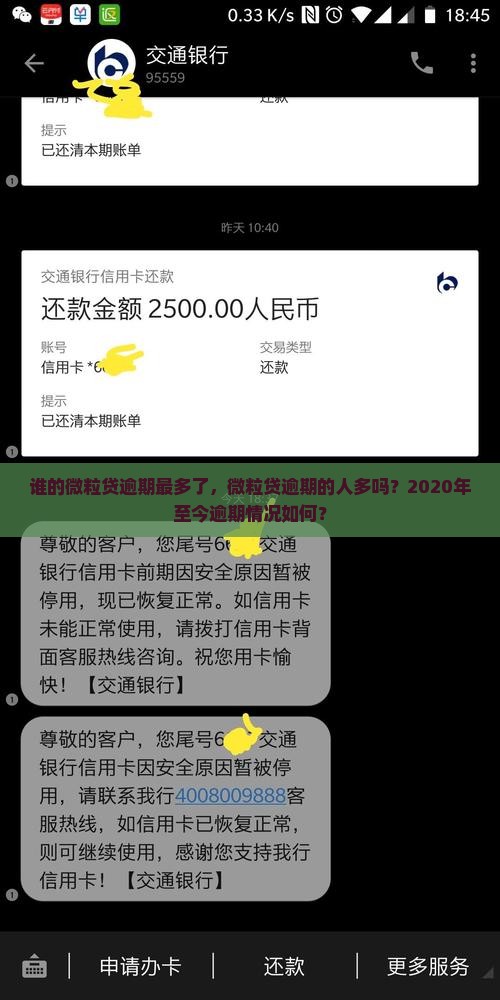谁的微粒贷逾期最多了