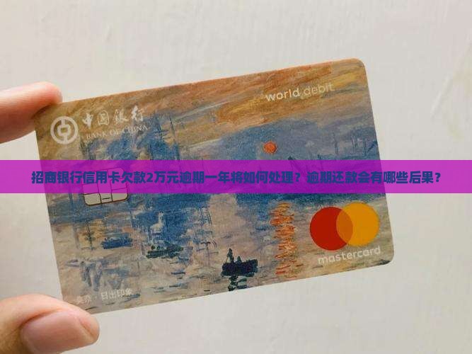 招商银行信用卡欠款2万元逾期一年将如何处理？逾期还款会有哪些后果？
