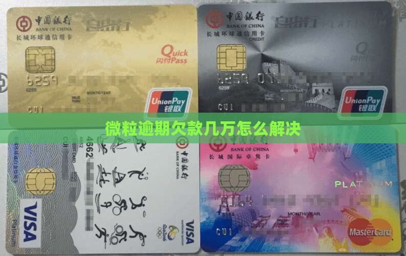 微粒逾期欠款几万怎么解决