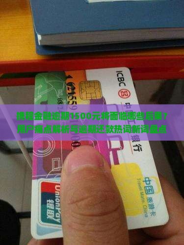 携程金融逾期1500元将面临哪些后果？用户痛点解析与逾期还款热词新词盘点！