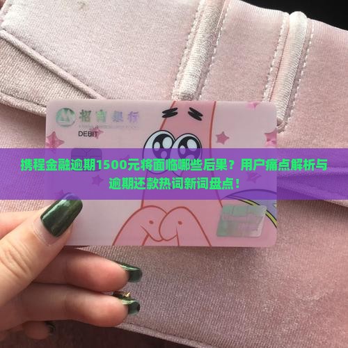 携程金融逾期1500元将面临哪些后果？用户痛点解析与逾期还款热词新词盘点！