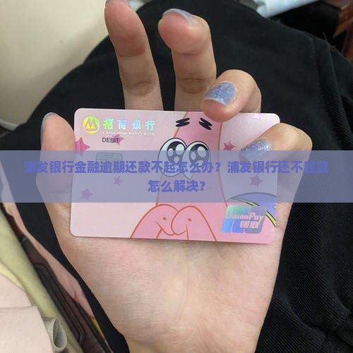 浦发银行金融逾期还款不起怎么办？浦发银行还不起款怎么解决？