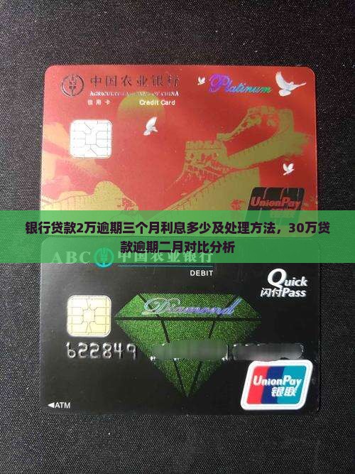 银行贷款2万逾期三个月利息多少及处理方法，30万贷款逾期二月对比分析