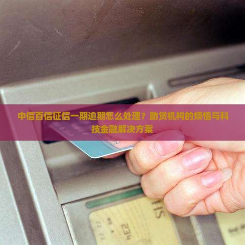 中信百信征信一期逾期怎么处理？助贷机构的烦恼与科技金融解决方案
