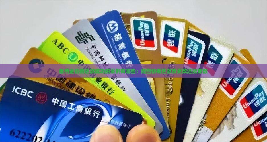 备用金协商还款成功的案例有哪些：能否协商还款及更改还款期数