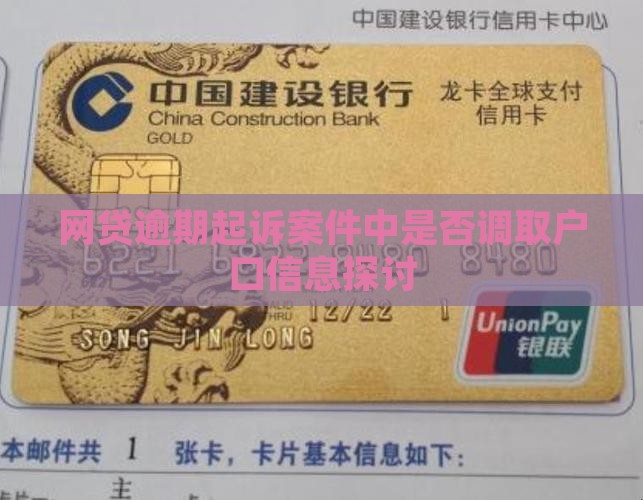 网贷逾期起诉案件中是否调取户口信息探讨