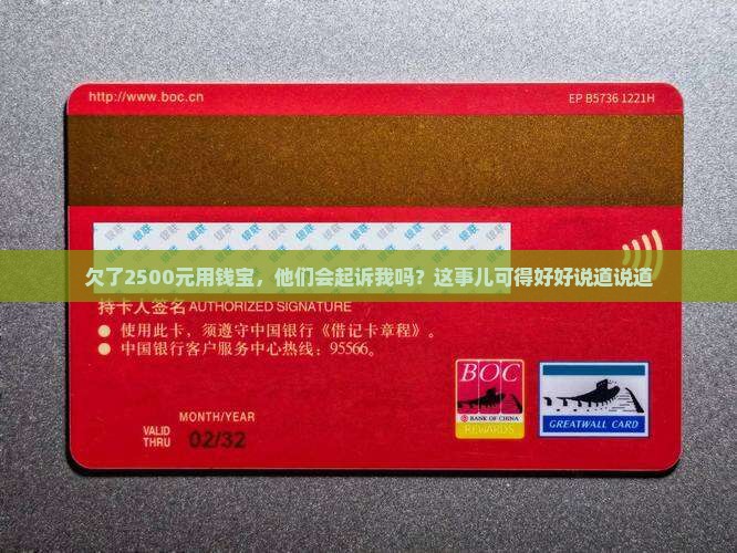 欠了2500元用钱宝，他们会起诉我吗？这事儿可得好好说道说道