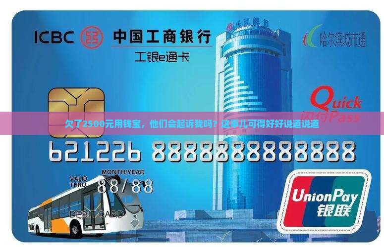 欠了2500元用钱宝，他们会起诉我吗？这事儿可得好好说道说道