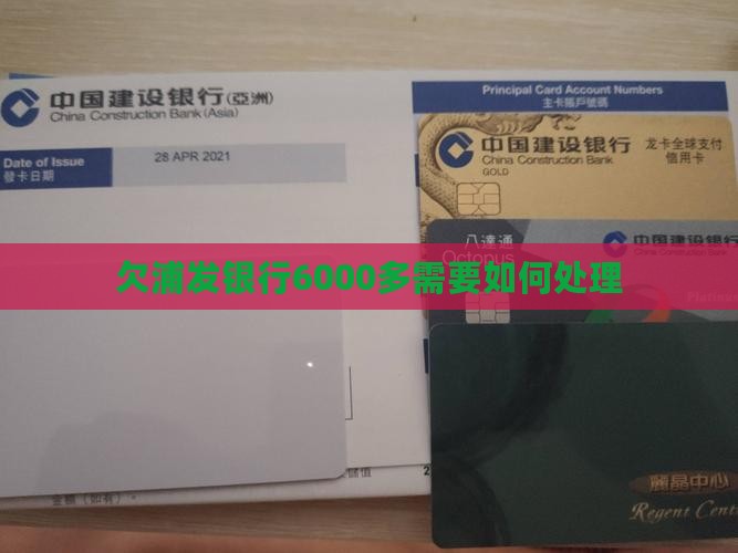 欠浦发银行6000多需要如何处理