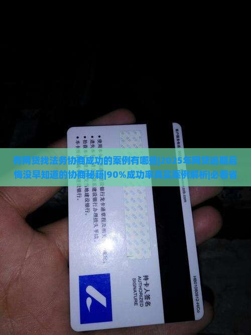 有网贷找法务协商成功的案例有哪些