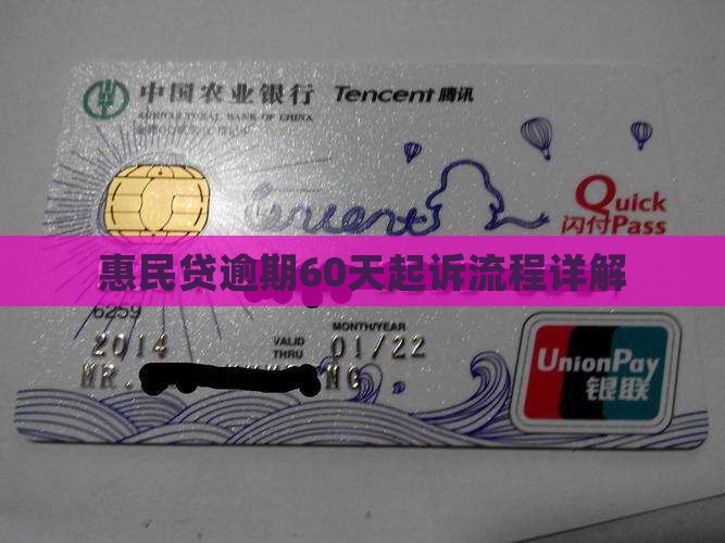 惠民贷逾期60天起诉流程解析