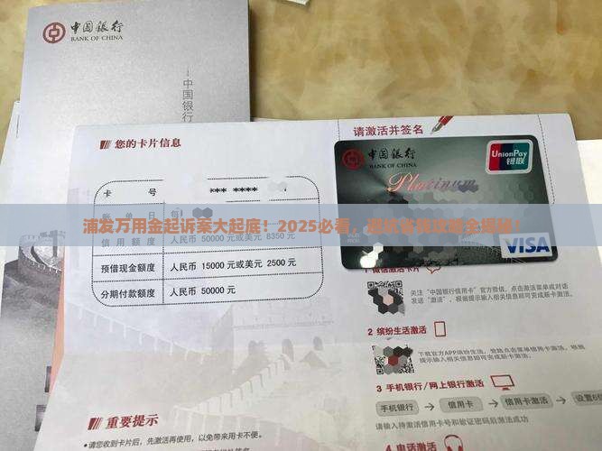 浦发银行欠万用金起诉案件详情披露