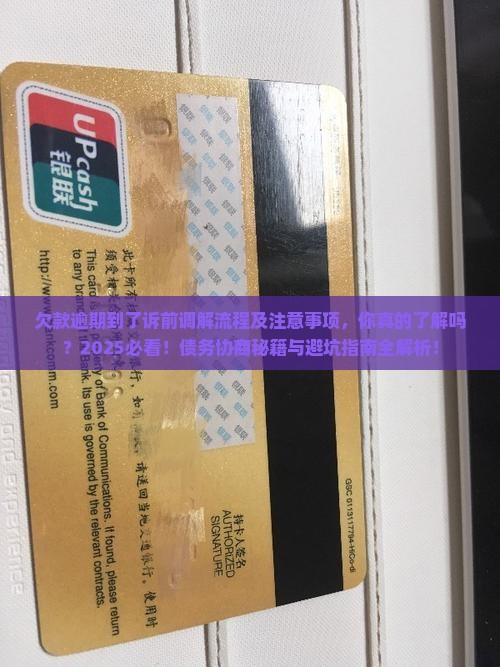 欠款逾期到了诉前调解流程及注意事项