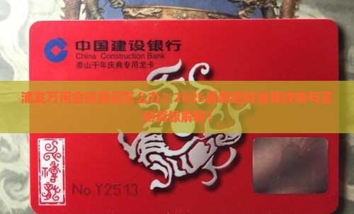 浦发逾期后万用金