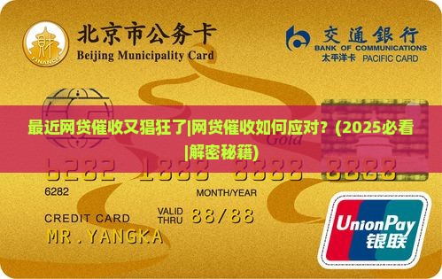 最近网贷催收又猖狂了怎么应对