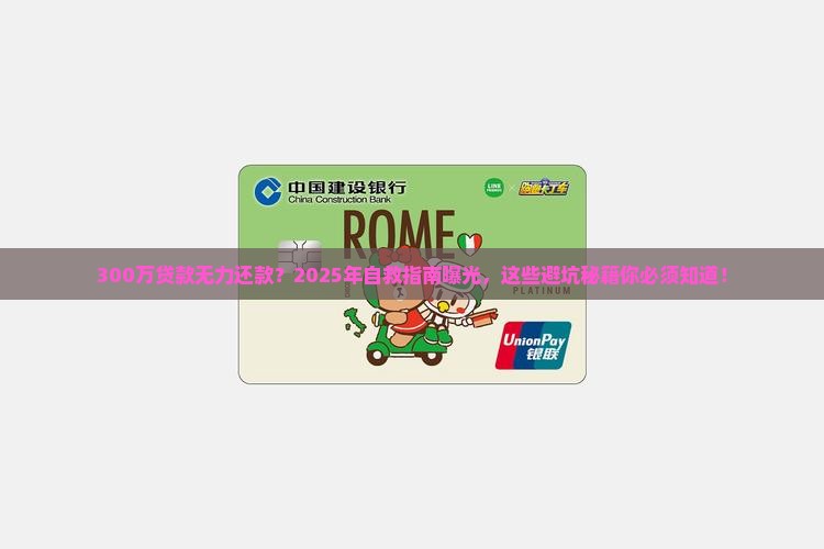 贷款个人300万无力还款怎么办