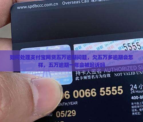 如何处理支付宝网贷五万逾期问题