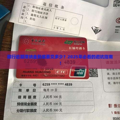 徽行逾期滞纳金多少需要支付多少费用