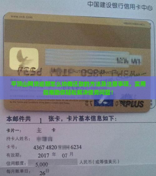 平顶山网贷逾期怎么协商还款的方法及注意事项