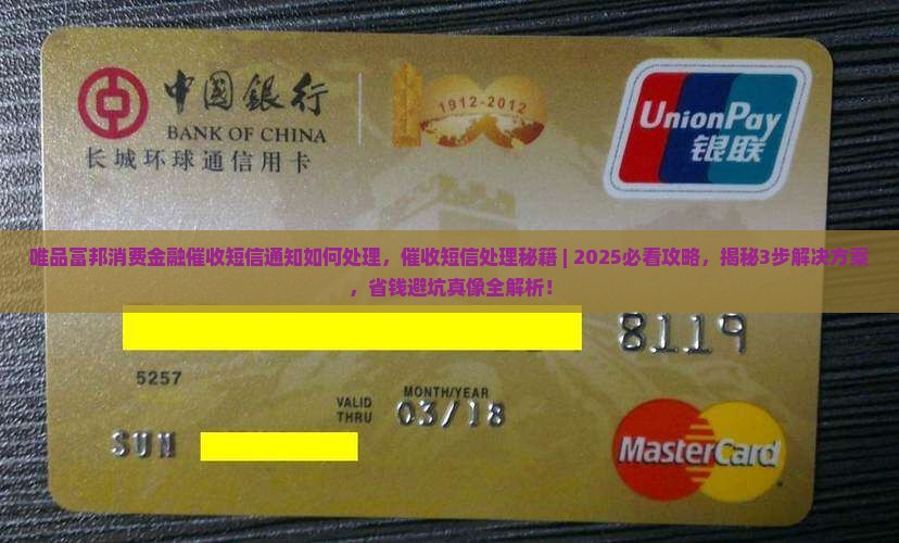 唯品富邦消费金融催收短信通知如何处理
