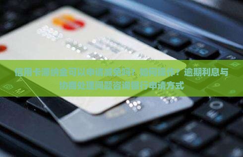 信用卡滞纳金可以申请减免吗？如何操作？逾期利息与协商处理问题咨询银行申请方式