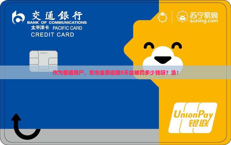 作为普通用户，京东金条逾期3天会被罚多少钱呀？急！