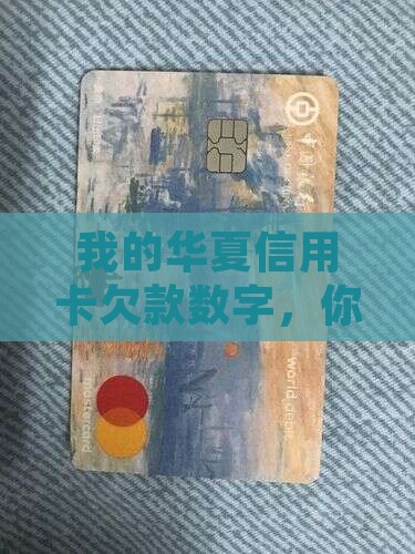 我的华夏信用卡欠款数字，你猜猜是多少？