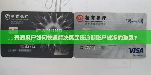 普通用户如何快速解决惠民贷逾期账户被冻的难题？