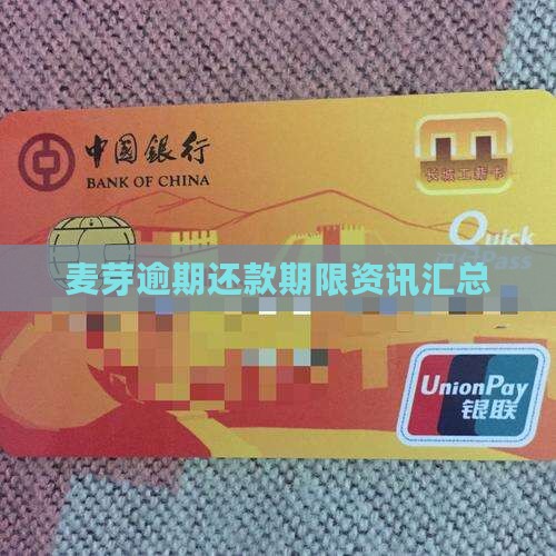 麦芽逾期还款期限资讯汇总