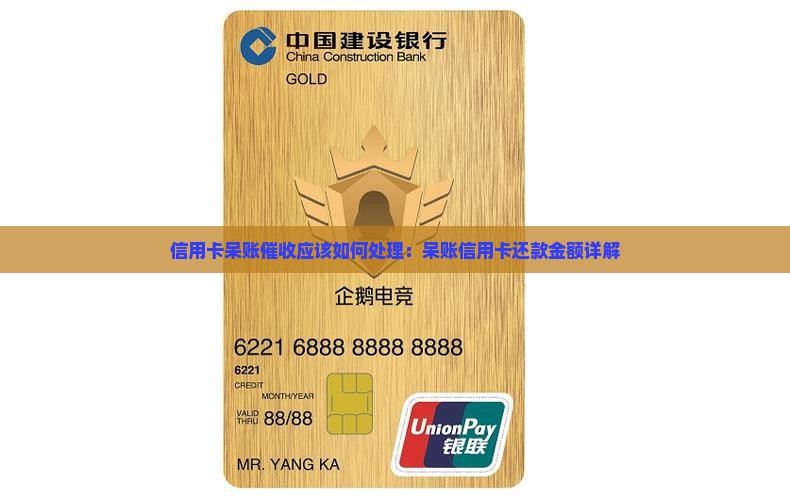 信用卡呆账催收应该如何处理：呆账信用卡还款金额详解
