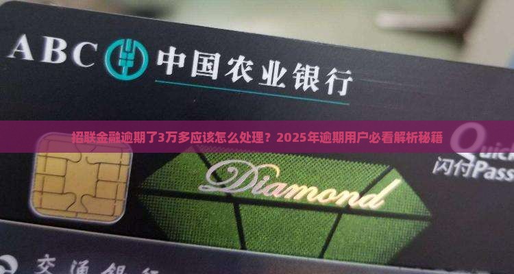 网贷金融逾期了3万多应该怎么处理