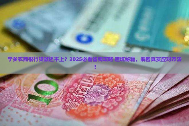 宁乡农商银行贷款还不上怎么办