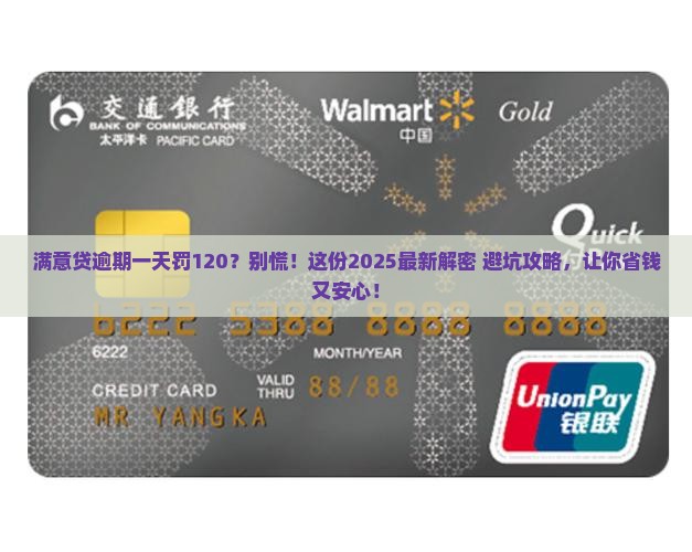满意贷逾期一天120该怎么处理