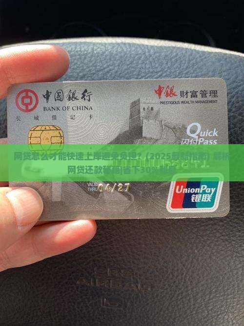 网贷怎么才能快速上岸避免负担