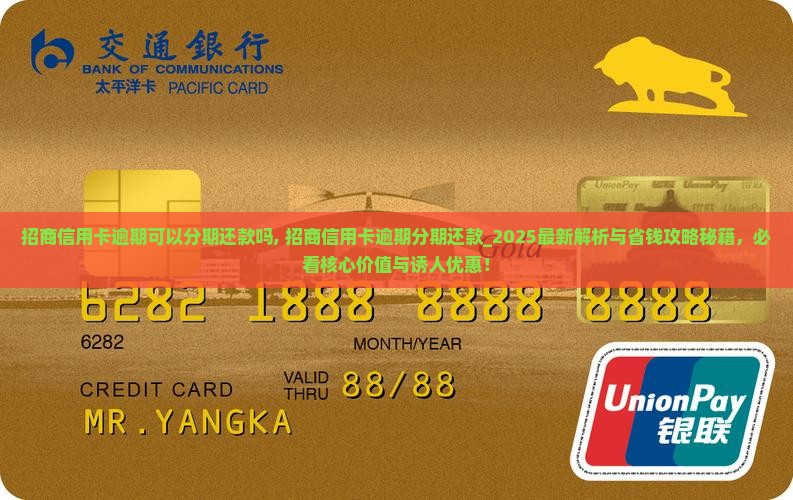 招商信用卡逾期可以分期还款吗