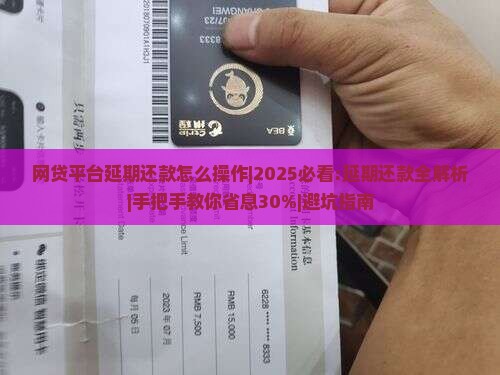 网贷平台延期还款怎么操作