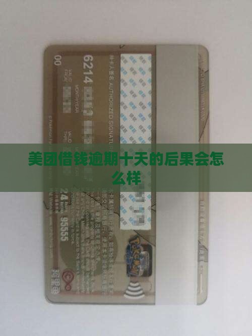美团小贷逾期十天会怎样
