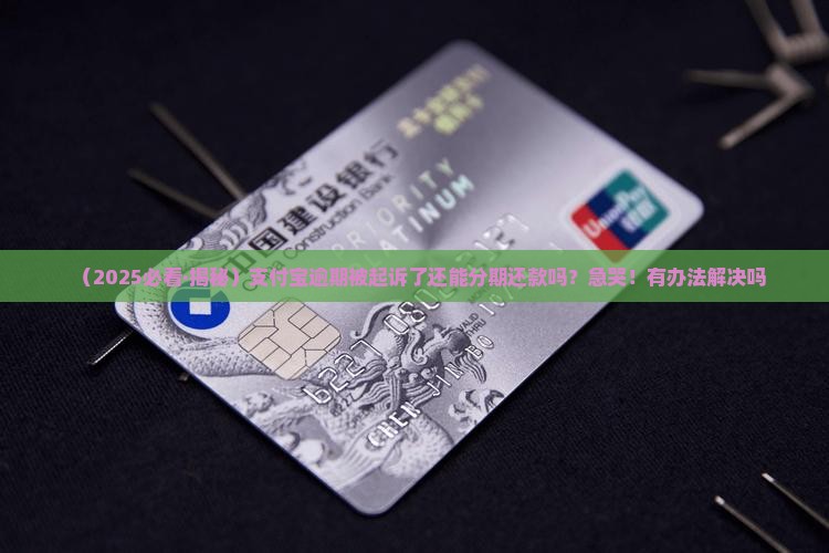 支付宝逾期起诉可以分期还款吗